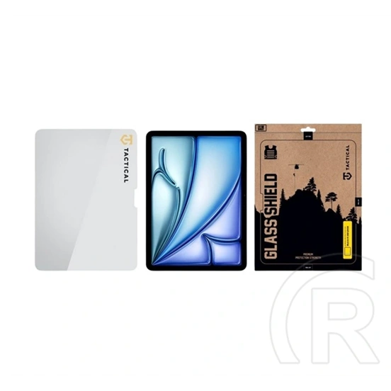 Tactical IPAD Air 11 (2025)  glass shield képernyővédő üveg (2.5d, 0.33mm, 9h) átlátszó