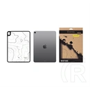 Tactical IPAD Air 11 (2025)  warthog szilikon telefonvédő (ütésállóság, átlátszó hátlap, topográfiai minta) fekete