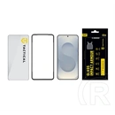 Tactical Impact Armour Glass Samsung Galaxy S26 képernyővédő üveg (3D, extra karcálló, segédkeret, fekete)
