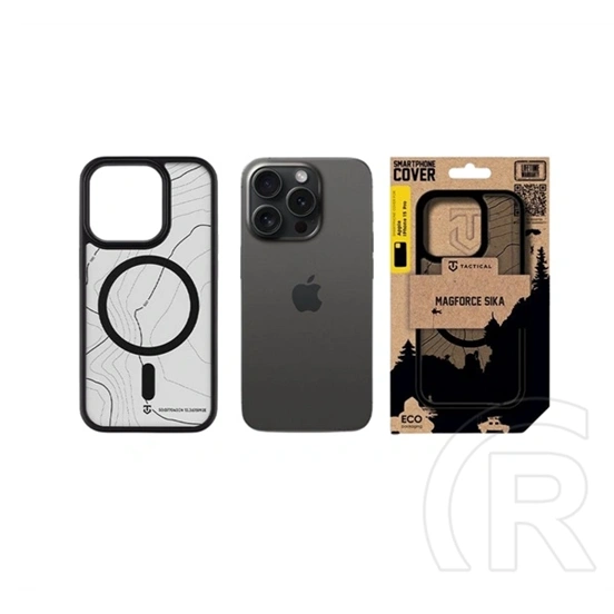 Tactical MagForce Hyperstealth Sika Apple iPhone 15 Pro MagSafe tok, fekete