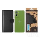 Tactical Motorola Moto G06 Power  field notes tok álló, bőr hatású (flip, asztali tartó, bankkártya tartó) fekete