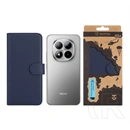 Tactical Poco M8 Pro  field notes tok álló, bőr hatású (flip, asztali tartó, bankkártya tartó, prémium) sötétkék