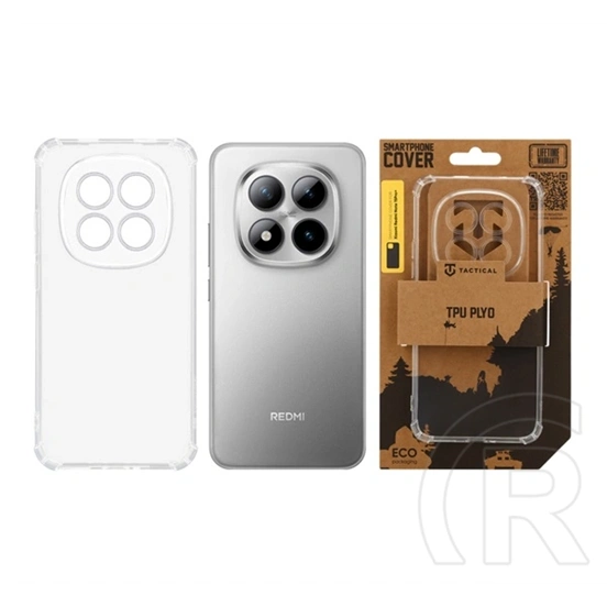 Tactical Poco M8 Pro  tpu plyo szilikon telefonvédő (ütésállóság, légpárnás sarok) átlátszó