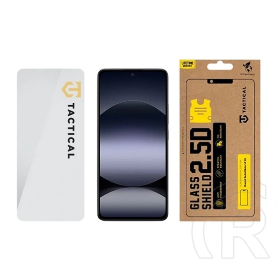 Tactical Poco X7 Pro 5G  glass shield 2.5d képernyővédő üveg (2.5d, 0.33mm, 9h) átlátszó