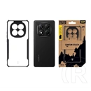 Tactical Poco X7  quantum stealth szilikon telefonvédő (ütésálló, légpárnás sarok, átlátszó hátlap, kameravédő) fekete