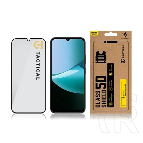 Tactical Redmi 15C 5G  glass shield 5d képernyővédő üveg (5d, 0.33mm, 9h) fekete