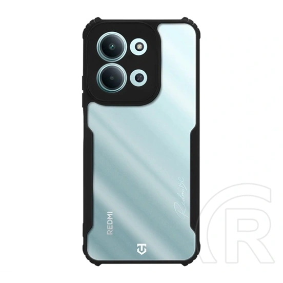Tactical Redmi 15C 5G  quantum stealth szilikon védő (ütésálló, légpárnás sarok, átlátszó hátlap, kameravédő) fekete