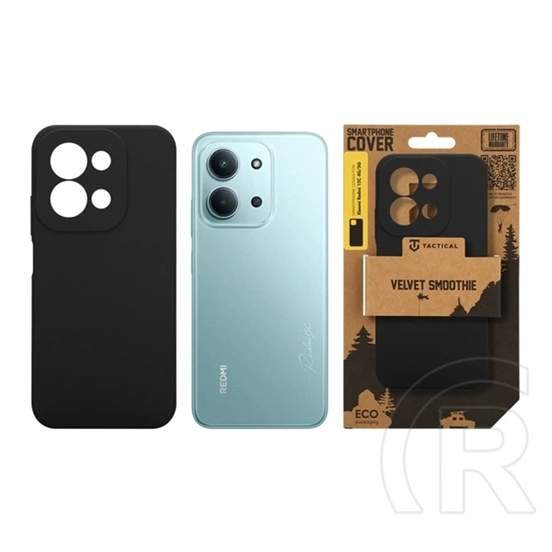 Tactical Redmi 15C 5G  velvet smoothie szilikon telefonvédő (ütésállóság, matt) fekete