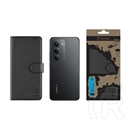 Tactical Redmi 15 4G  field notes tok álló, bőr hatású (flip, asztali tartó, bankkártya tartó, prémium) fekete