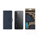 Tactical Redmi 15 4G  field notes tok álló, bőr hatású (flip, asztali tartó, bankkártya tartó, prémium) sötétkék