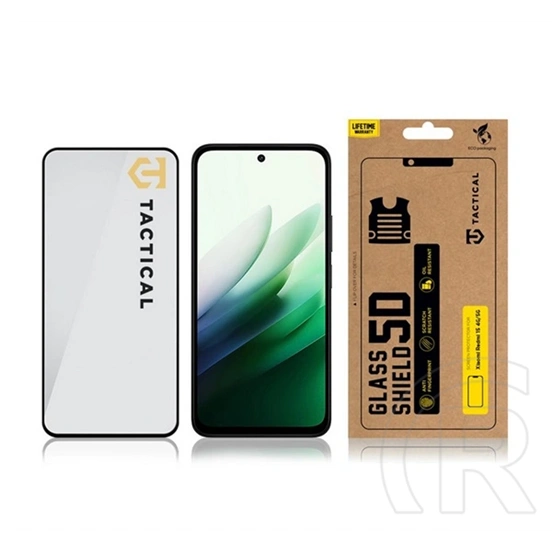 Tactical Redmi 15 4G  glass shield 5d képernyővédő üveg (5d, 0.33mm, 9h) fekete