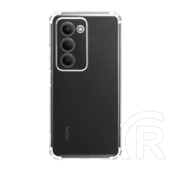 Tactical Redmi 15 4G  tpu plyo szilikon telefonvédő (ütésállóság, légpárnás sarok) átlátszó