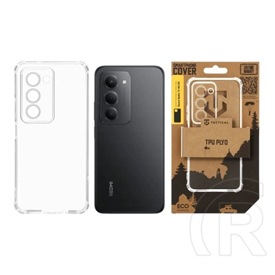 Tactical Redmi 15 4G  tpu plyo szilikon telefonvédő (ütésállóság, légpárnás sarok) átlátszó