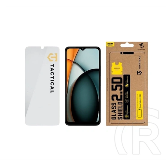 Tactical Redmi A3 4G glass shield 2.5d képernyővédő üveg (2.5d, 0.33mm, 9h) átlátszó
