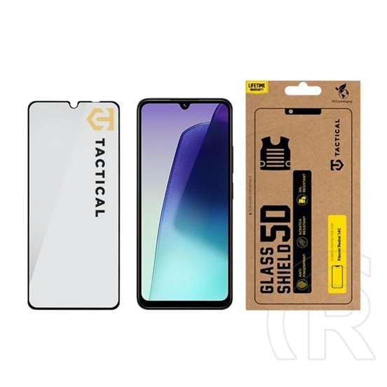 Tactical Redmi A5 4G  glass shield 5d képernyővédő üveg (5d, 0.33mm, 9h) fekete