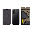 Tactical Redmi A5 4G xproof tok álló, bőr hatású (flip, asztali tartó, koptatott bőr minta, prémium) fekete