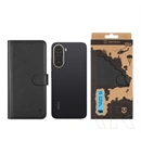 Tactical Redmi A7 Pro 4G field notes tok álló, bőr hatású (flip, asztali tartó, bankkártya tartó, prémium) fekete