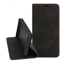 Tactical Redmi A7 Pro 4G xproof tok álló, bőr hatású (flip, asztali tartó, koptatott bőr minta, prémium) fekete