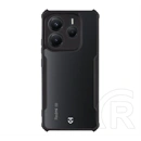 Tactical Redmi Note 14 5G quantum stealth szilikon védő (ütésálló, légpárnás sarok, átlátszó hátlap, kameravédő) fekete