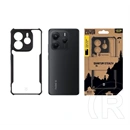 Tactical Redmi Note 14 5G quantum stealth szilikon védő (ütésálló, légpárnás sarok, átlátszó hátlap, kameravédő) fekete