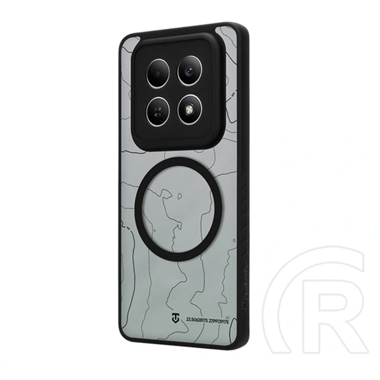 Tactical Redmi Note 15 4G  magforce warthog szilikon védő (erős ütésálló, topográfiai minta, magsafe) fekete