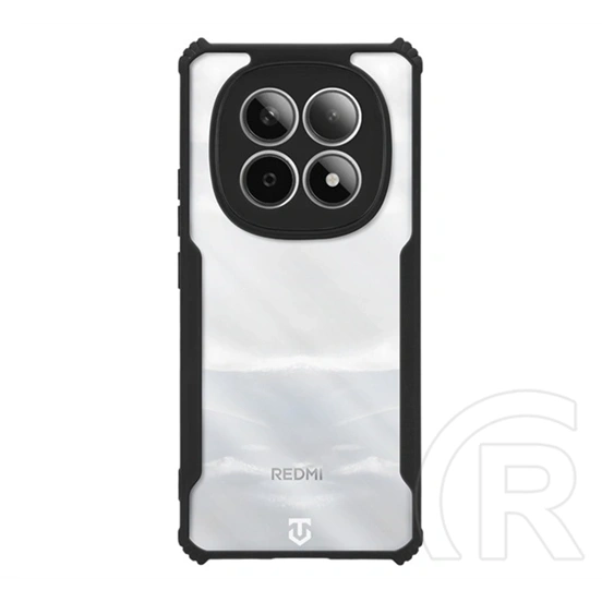 Tactical Redmi Note 15 5G quantum stealth szilikon védő (ütésálló, légpárnás sarok, átlátszó hátlap, kameravédő) fekete
