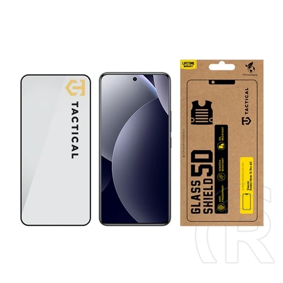 Tactical Redmi Note 15 Pro 4G glass shield 5d képernyővédő üveg (5d, 0.33mm, 9h) fekete