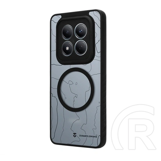 Tactical Redmi Note 15 Pro 4G magforce warthog szilikon védő (erős ütésálló, topográfiai minta, magsafe) fekete