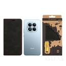 Tactical Redmi Note 15 Pro 4G xproof tok álló, bőr hatású (flip, asztali tartó, koptatott bőr minta, prémium) fekete