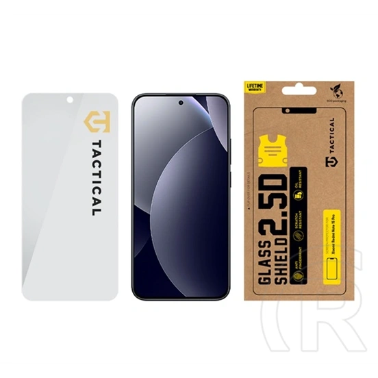 Tactical Redmi Note 15 Pro 5G glass shield 2.5d képernyővédő üveg (2.5d, 0.33mm, 9h) átlátszó