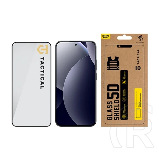 Tactical Redmi Note 15 Pro 5G glass shield 5d képernyővédő üveg (5d, 0.33mm, 9h) fekete