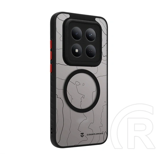 Tactical Redmi Note 15 Pro 5G magforce warthog szilikon védő (erős ütésálló, topográfiai minta, magsafe) fekete