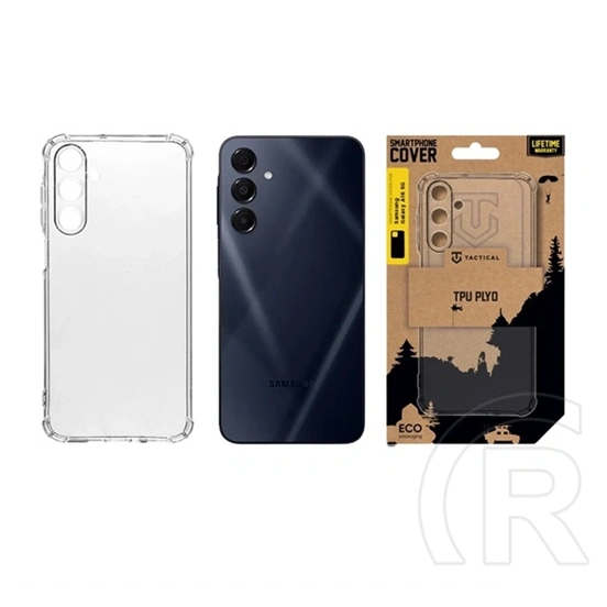 Tactical Samsung A16 4G  tpu plyo szilikon telefonvédő (ütésállóság, légpárnás sarok) átlátszó