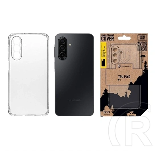 Tactical Samsung A17 4G  tpu plyo szilikon telefonvédő (ütésállóság, légpárnás sarok) átlátszó