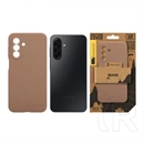 Tactical Samsung A18 5G  beaver szilikon telefonvédő (mikrofiber plüss belső, matt, topográfiai minta) sötétbarna