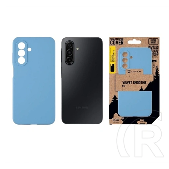 Tactical Samsung A18 5G  velvet smoothie szilikon telefonvédő (ütésállóság, matt) sötétkék