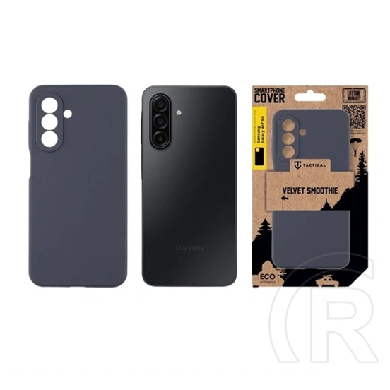Tactical Samsung A18 5G  velvet smoothie szilikon telefonvédő (ütésállóság, matt) sötétszürke