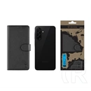 Tactical Samsung A26 5G field notes tok álló, bőr hatású (flip, asztali tartó, bankkártya tartó, prémium) fekete