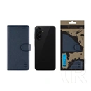 Tactical Samsung A26 5G field notes tok álló, bőr hatású (flip, asztali tartó, bankkártya tartó, prémium) sötétkék