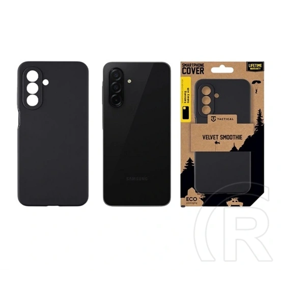 Tactical Samsung A26 5G velvet smoothie szilikon telefonvédő (ütésállóság, matt) fekete