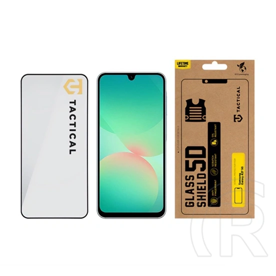 Tactical Samsung A27 5G glass shield 5d képernyővédő üveg (5d, 0.33mm, 9h) fekete