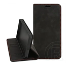 Tactical Samsung A27 5G xproof tok álló, bőr hatású (flip, asztali tartó, koptatott bőr minta, prémium) fekete