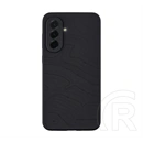 Tactical Samsung A36 5G beaver szilikon telefonvédő (mikrofiber plüss belső, matt, topográfiai minta) fekete