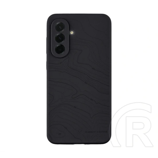 Tactical Samsung A36 5G beaver szilikon telefonvédő (mikrofiber plüss belső, matt, topográfiai minta) fekete