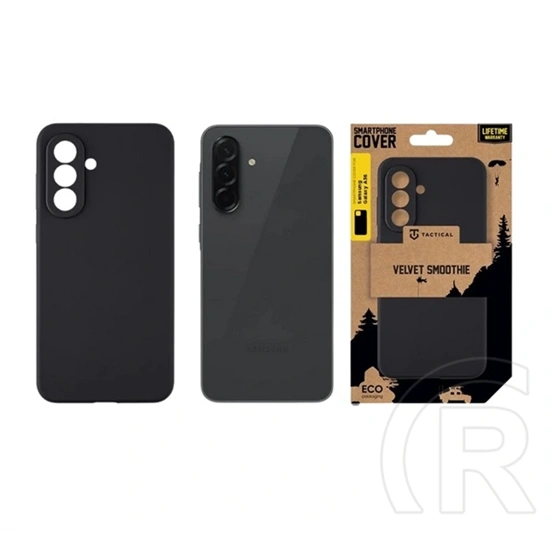 Tactical Samsung A36 5G velvet smoothie szilikon telefonvédő (ütésállóság, matt) fekete
