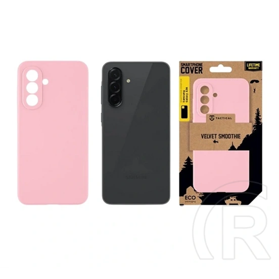 Tactical Samsung A36 5G velvet smoothie szilikon telefonvédő (ütésállóság, matt) rózsaszín