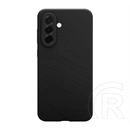 Tactical Samsung A37 5G beaver szilikon telefonvédő (mikrofiber plüss belső, matt, topográfiai minta) fekete