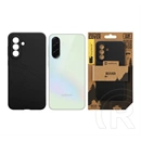 Tactical Samsung A37 5G beaver szilikon telefonvédő (mikrofiber plüss belső, matt, topográfiai minta) fekete