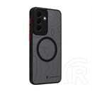 Tactical Samsung A37 5G  magforce warthog szilikon védő (erős ütésálló, topográfiai minta, magsafe) fekete
