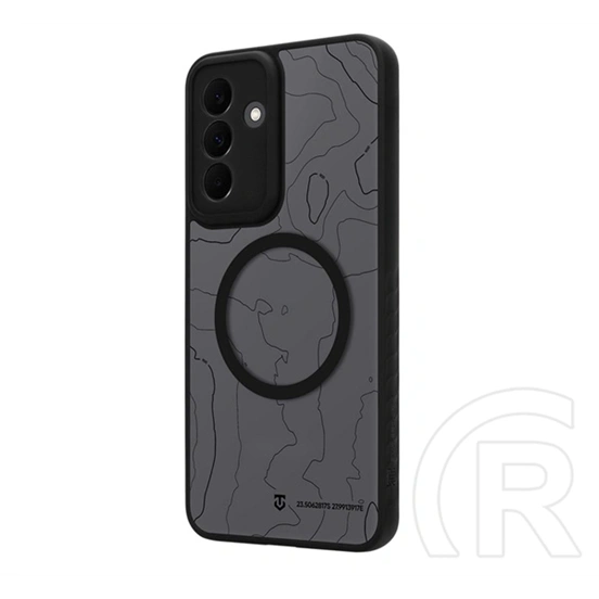 Tactical Samsung A37 5G  magforce warthog szilikon védő (erős ütésálló, topográfiai minta, magsafe) fekete